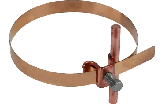 DEHN 200027 pipe holder for rainwater downpipe Type PV Cu | 50-120 mm