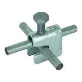 DEHN 308025 connection clamp St/tZn parallel connector Rd/Rd | 6 - 30 mm