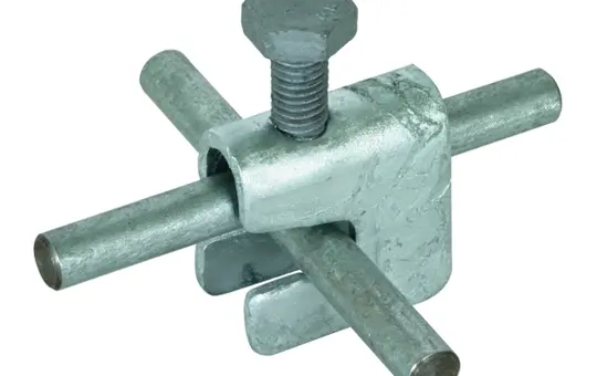 DEHN 308025 connection clamp St/tZn parallel connector Rd/Rd | 6 - 30 mm