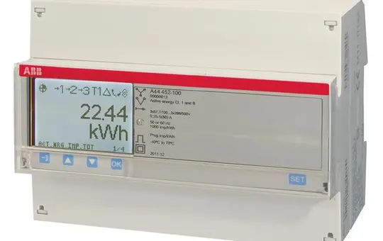 ABB A44452-100 CTVT 2 I/O transducer counter RS-485, gold
