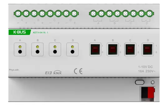 GVS 635560 KNX dimming actuator 1-10 V 4-fold