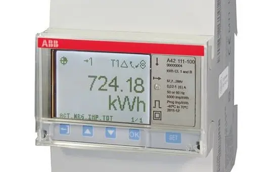 ABB A42111-100 transducer counter CTVT pulse output Infrared, 1-phase
