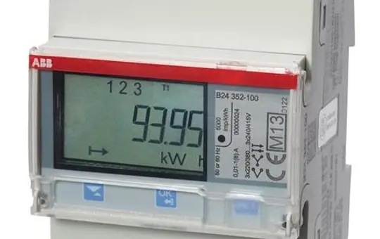 ABB B24352-100 CT 2 I/O transducer counter RS-485, silver