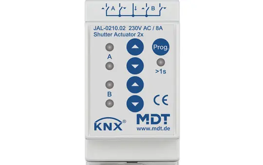 MDT JAL-0210.02 KNX blind actuator 230 V 2-fold