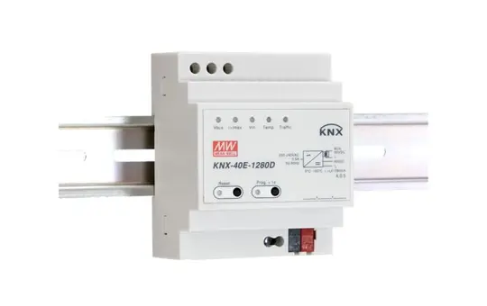MEANWELL KNX-40E-1280D KNX bus power supply 1280 mA, diagnostic function
