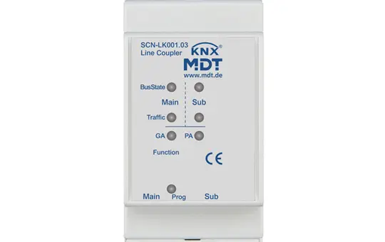 MDT SCN-LK001.03 KNX line coupler REG, KNX Secure