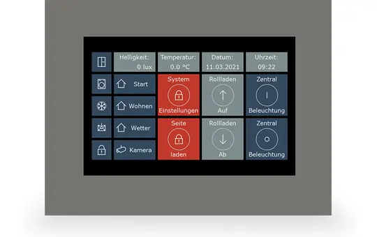 MDT VC-0701.04 Touch panel VisuControl wall 7 Zoll