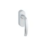 HOPPE 10804184 window handle Atlanta standard | aluminum colored