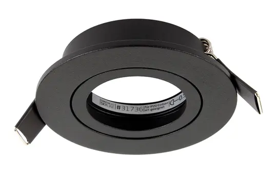 CONSTALED 31736 SKYline ceiling installation ring, swiveling pivotable | black