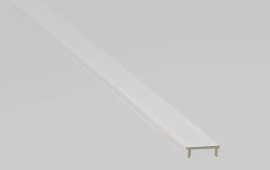 LED PROFILE ELEMENTS PE86.0162 plastic cover 2 m for AU & ET | clear