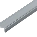 LED PROFILE ELEMENTS PE88.0007 plastic cover 2 m for 12.5 mm plaster profiles | clear