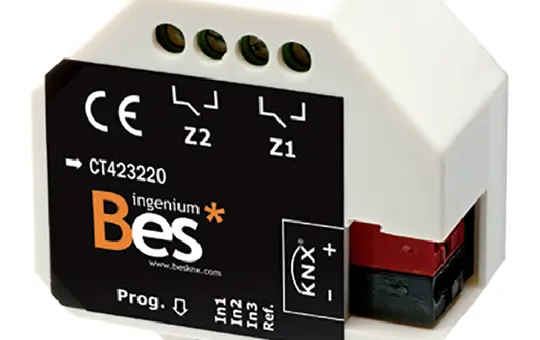 BESKNX CT423220 KNX universal actuator UP 2-fold, 3 inputs
