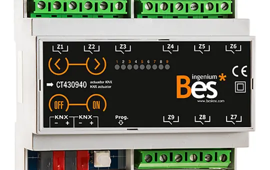 BESKNX CT430940 KNX universal actuator 16 A electr. buttons 9 times