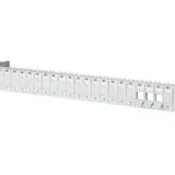 METZ CONNECT 130920-00KE Keystone patch panel unequipped 24 port | light gray