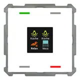 MDT BE-TAS63T4.01 KNX pushbutton sensor Smart 63 Temp./humidity sensor