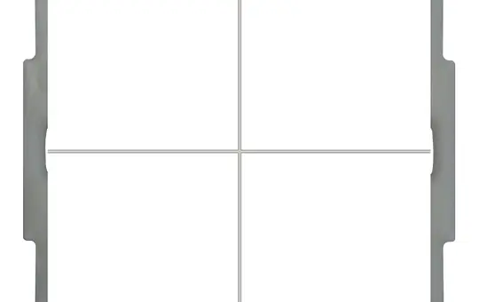 MDT BE-TAL6304.01 KNX pushbutton sensor Light 63 4-fold, neutral