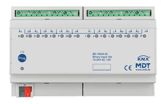 MDT BE-16024.02 KNX binary input 24 V 16x