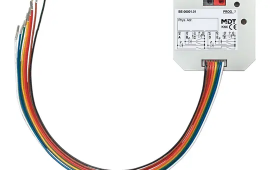 MDT BE-06001.02 KNX button interface UP potential-free 6-fold
