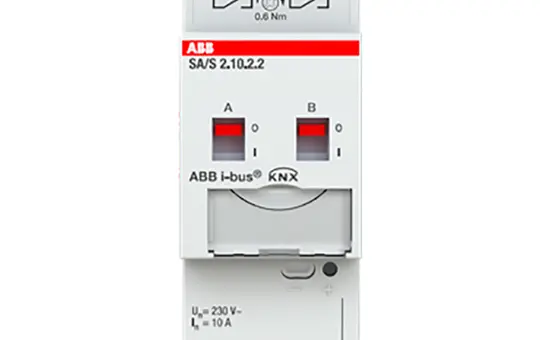 ABB SA/S2.10.2.2 KNX switching actuator 10 A 2-fold