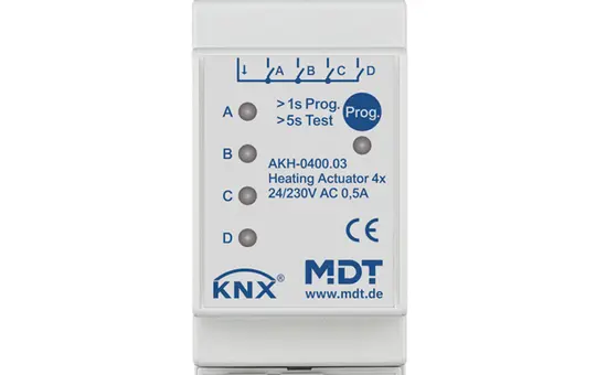 MDT AKH-0400.03 KNX heating actuator 4-fold