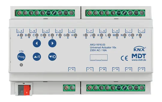 MDT AKU-1616.03 KNX universal actuator 16x