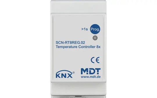 MDT SCN-RT8REG.02 KNX room temperature controller REG 8-fold