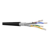 DRAKA 60026558 data cable Cat. 7 outdoor area (1000 MHz) Sold by the meter | black | 4x2x23 AWG