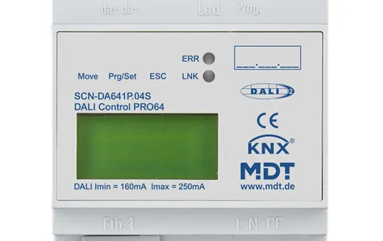 MDT SCN-DA641P.04S KNX DALI gateway 1-fold, Pro