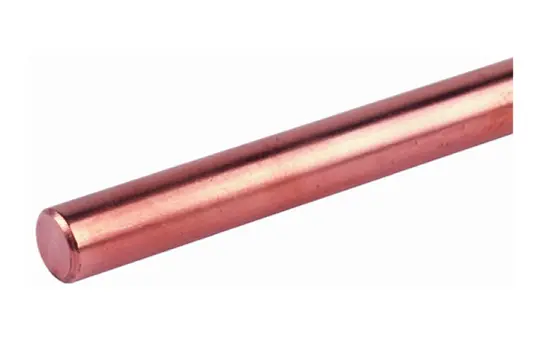 DEHN 101007 air-termination rod, chamfered 10mm Cu | 1 m