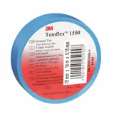 3M 7100184724 Temflex Vinyl Insulation Tape Type 165 | blue | 15 mm/10 m