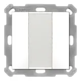 MDT BE-TA5502.G2 KNX pushbutton sensor 55 v2 2-fold | pure white shiny