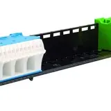 HAGER terminal holder for small distributors, equipped 