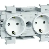 HAGER duct socket Wago Winsta for C-profile 