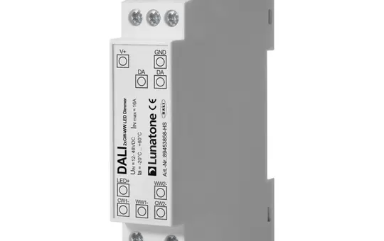 LUNATONE DALI LED dimming actuator CV DT8 REG 