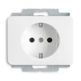 BUSCH-JAEGER 20EUC-24G SCHUKO socket Alpha standard | studio white high gloss