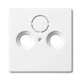 BUSCH-JAEGER 1743-84 antenna cover Future Linear 2-fold | studio white