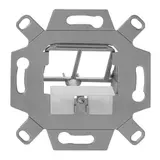 RUTENBECK 13900005 flush-mounted mounting adapter 2-fold LAN | metal