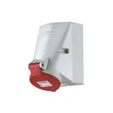 MENNEKES 422 wall socket TwinCONTACT IP44 32 A, 5-pin, 400 V, through-wiring, rotatable