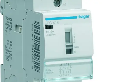 HAGER ERC418 installation relay 2S+2NC, 230 V