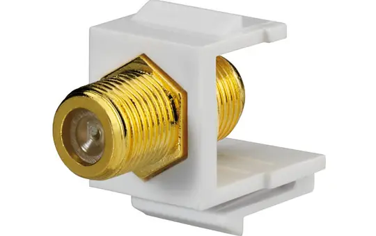 RUTENBECK 17000600 built-in socket BNC-F Keystone | pure white