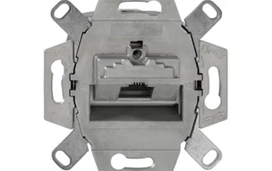 RUTENBECK 138104030 network socket 1-fold, Cat. 6, Up0 | metal