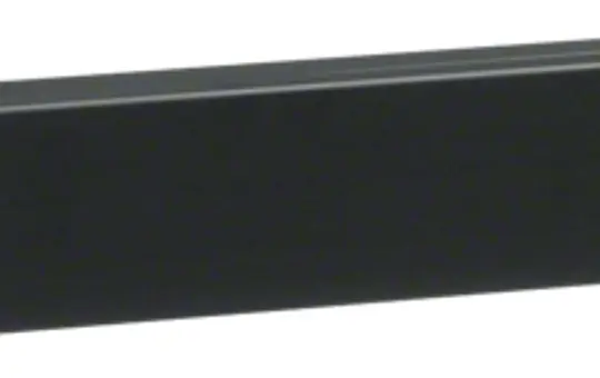HAGER SL2005529011 tehalit skirting channel top part standard | graphite black | 20x55 mm
