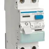 HAGER CDA225D FI circuit breaker 2-pole 30 mA type A 25 A
