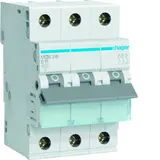 HAGER MCN316 circuit breaker 3-pole type C 16 A