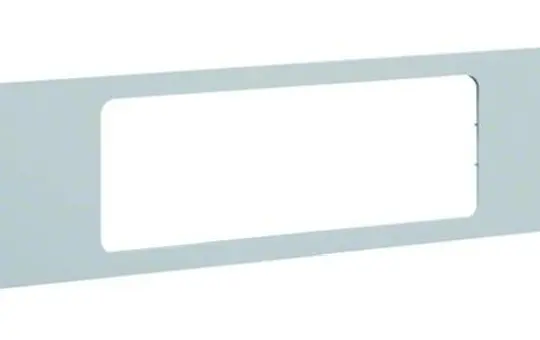 HAGER L91737035 tehalit parapet duct device cover R7 3-fold, 120 mm, plastic | light gray