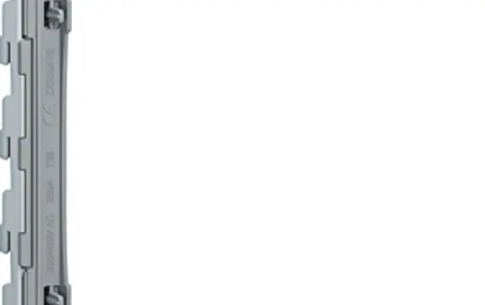 HAGER ZZ55SAVE busbar connector field-field 5-pole, isolated, maintenance-free | 12x5 mm