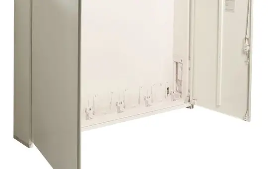 HAGER ZB25S meter cabinet universZ IP44 SKII 5 fields | 950 mm