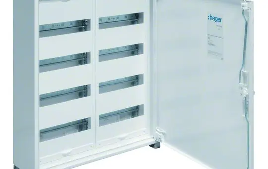 HAGER FWB42S field distributor IP44 with terminals 2 fields | 650 mm