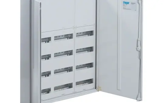 HAGER FWB63N field distributor IP44 closed cover 3 fields | 950 mm