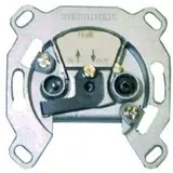 KATHREIN 274418 antenna socket 2-fold, SAT, continuity, 14 dB